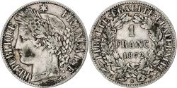 World Coins - Coin, France, Cérès, Franc, 1872, Paris, , Silver, KM:822.1
