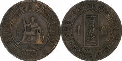 World Coins - French Indo-China, Cent, 1889, Paris, Bronze, , KM:1