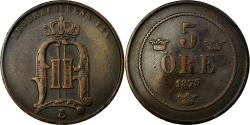World Coins - Coin, Sweden, Oscar II, 5 Öre, 1875, , Bronze, KM:736
