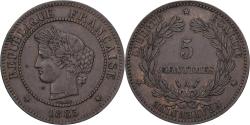 World Coins - France, 5 Centimes, Cérès, 1885, Paris, Bronze, , Gadoury:157a