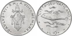 World Coins - Vatican, Paul VI, 10 Lire, 1970 (Anno VIII), Rome, Aluminum, , KM:119