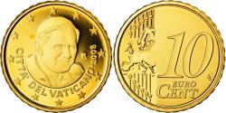 World Coins - VATICAN CITY, 10 Euro Cent, 2008, BU, , Brass, KM:385