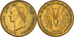 World Coins - Coin, French West Africa, 5 Francs, 1956, , Aluminum-Bronze, KM:E3