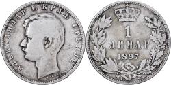 World Coins - Serbia, Alexander I, Dinar, 1897, Silver, , KM:21