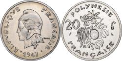 World Coins - French Polynesia, 20 Francs, 1967, Paris, Nickel, , KM:6
