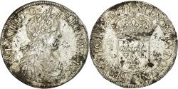 World Coins - Coin, France, Louis XIV, Écu à la mèche longue, Ecu, 1651, Paris,
