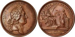 World Coins - France, Medal, Louis XIV, Le Roi se Condamnant lui-même, 1682, Bronze, Mauger