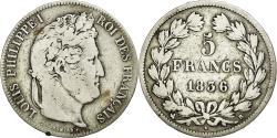 World Coins - Coin, France, Louis-Philippe, 5 Francs, 1836, Rouen, , Silver