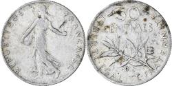 World Coins - Coin, France, Semeuse, 50 Centimes, 1915, Paris, , Silver, KM:854