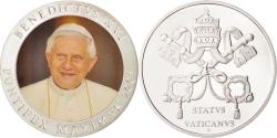 World Coins - Vatican, Medal, Benoit XVI, , Copper Plated Silver
