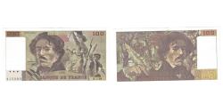 World Coins - France, 100 Francs, Delacroix, 1990, B.158, UNC(63), Fayette:69bis.2b, KM:154e