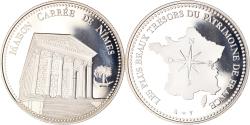 World Coins - France, Medal, Nimes - La Maison Carrée, Patrimoine, Proof,