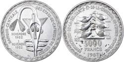 World Coins - West African States, 5000 Francs, 1982, Silver, , KM:11