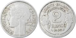 World Coins - France, Morlon, 2 Francs, 1946, Beaumont - Le Roger, , Aluminum