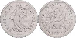 World Coins - France, 2 Francs, Semeuse, 1997, Paris, Nickel, , Gadoury:547, KM:942.1