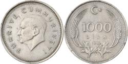 World Coins - Turkey, 1000 Lira, 1990, Nickel-brass, , KM:997