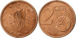 World Coins - Ireland, 2 Euro Cent, 2003, Copper Plated Steel,