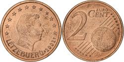 World Coins - Luxembourg, 2 Euro Cent, 2002, Utrecht, Copper Plated Steel,
