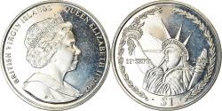 World Coins - Coin, BRITISH VIRGIN ISLANDS, Dollar, 2002, Franklin Mint, 11 septembre 2001