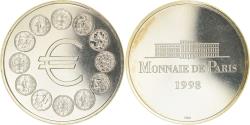 World Coins - France, Token, Paris - Hotel de la Monnaie - Logo Euro 12 pièces, 1998
