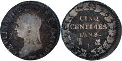 World Coins - Coin, France, Dupré, 5 Centimes, AN 8/5, Limoges, , Bronze, Le