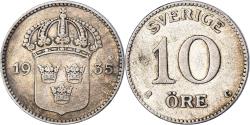World Coins - Coin, Sweden, Gustaf V, 10 Öre, 1935, , Silver, KM:780