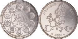 World Coins - France, Medal, L'Europe des XXV, Essai, Politics, Society, War, 2004,