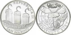 World Coins - San Marino, 10 Euro, Benvenuto euro, Proof, 2002, Rome, Silver,