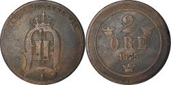 World Coins - Coin, Sweden, Oscar II, 2 Öre, 1875, , Bronze, KM:735