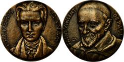 World Coins - France, Medal, Saint Vincent de Paul, Frédéric Ozanam, Muller,