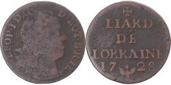 World Coins - Coin, German States, LORRAINE, Leopold Joseph, Liard, 1728, Nancy,