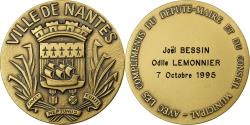 World Coins - France, Medal, Ville de Nantes, 1995, Bronze, Pichard,