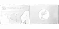 World Coins - France, Medal, United Nations Flags, Republic of Zaire, Silver,