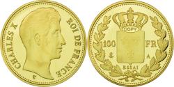 World Coins - France, Medal, 100 Francs Essai Charles X, , Vermeil
