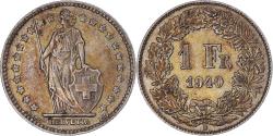 World Coins - Switzerland, Franc, 1940, Bern, , Silver, KM:24