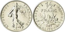 World Coins - Coin, France, Semeuse, 1/2 Franc, 1977, Paris, , Nickel, KM:931.1