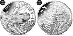 World Coins - France, Monnaie de Paris, 10 Euro, 2023, Curtiss P-40, , Silver