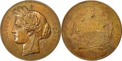 World Coins - France, Medal, Prix de Tir Offert par le Ministre de la Guerre, 1888, Oudiné