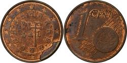 World Coins - Portugal, Euro Cent, 2007, Lisbon, error cud coin, , Copper Plated