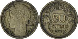 World Coins - France, Morlon, 50 Centimes, 1938, Paris, , Aluminum-Bronze, KM:894.1