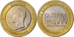 World Coins - Venezuela, 1000 Bolivares, 2005, Maracay, Bi-Metallic,