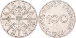 World Coins - Coin, SAARLAND, 100 Franken, 1955, Paris, , Copper-nickel, KM:4
