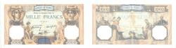 World Coins - Banknote, France, 1000 Francs, 1932, 1938-11-03, AU(55-58), Fayette:38.32