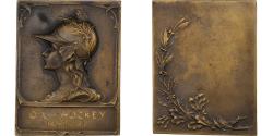 World Coins - France, Plaquette, Marianne casquée, 1922, Bronze,