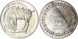 World Coins - France, Medal, Cheval Dynastie T'ang, Silver,
