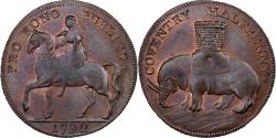 World Coins - United Kingdom, Warwickshire, Halfpenny Token, 1792, Coventry, Copper