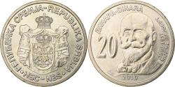 World Coins - Serbia, 20 Dinara, 2010, Copper-Nickel-Zinc,