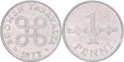 World Coins - Coin, Finland, Penni, 1972