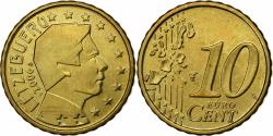 World Coins - Luxembourg, 10 Euro Cent, 2006, Vantaa, Nordic gold,