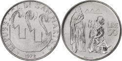 World Coins - San Marino, 50 Lire, 1972, Rome, BU, Stainless Steel, , KM:16
